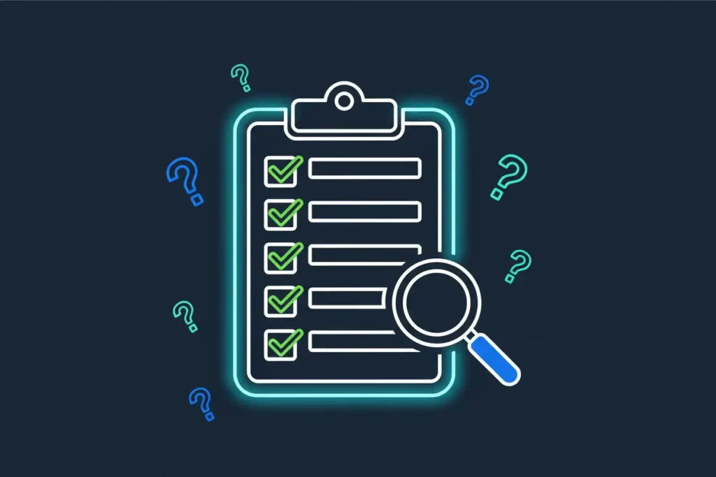 Checklist 5 domande da fare prima di assumere un consulente SEO